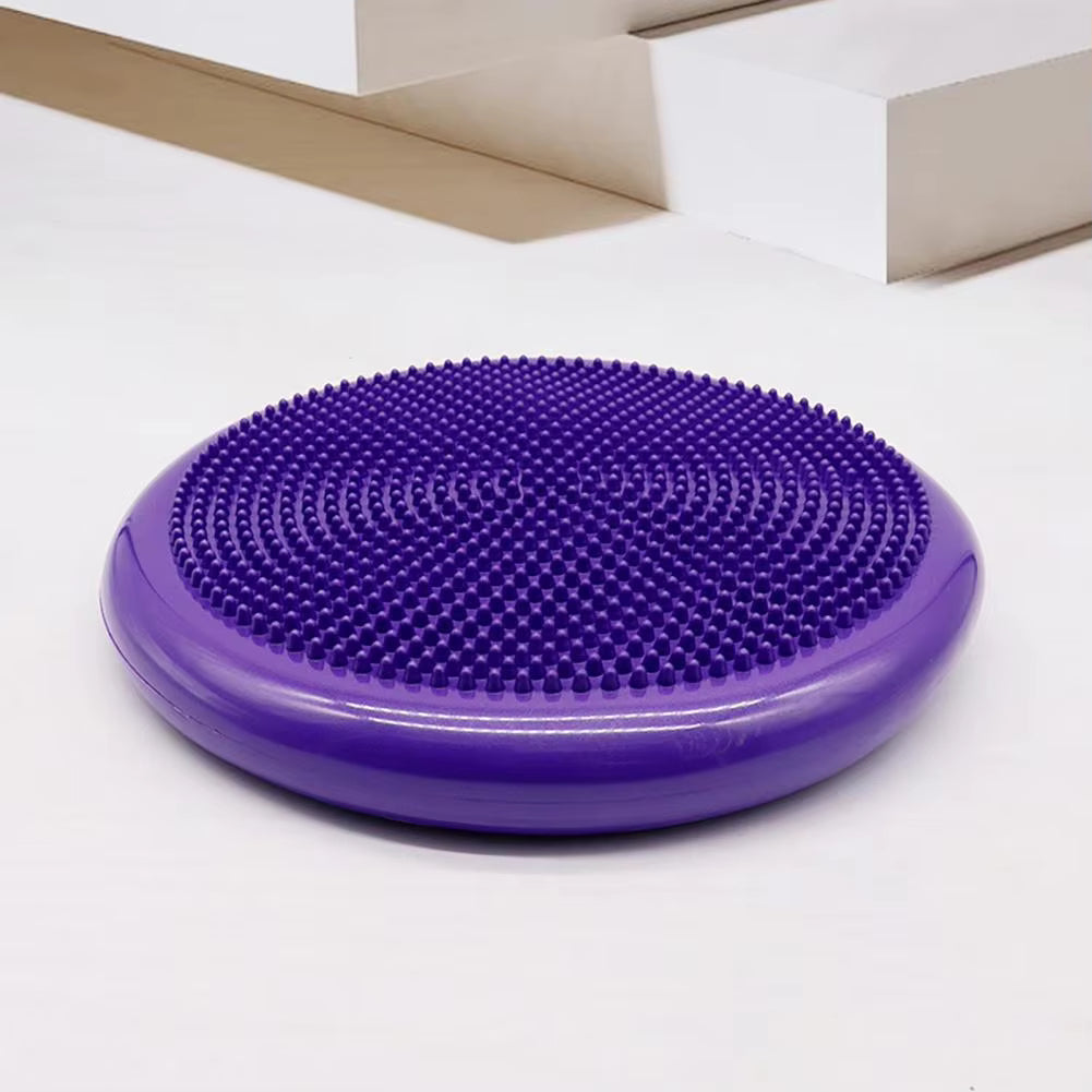 PVC Yoga Balance Pad with Pump – Anti-Burst Balance & Massage Mat for Home Workouts