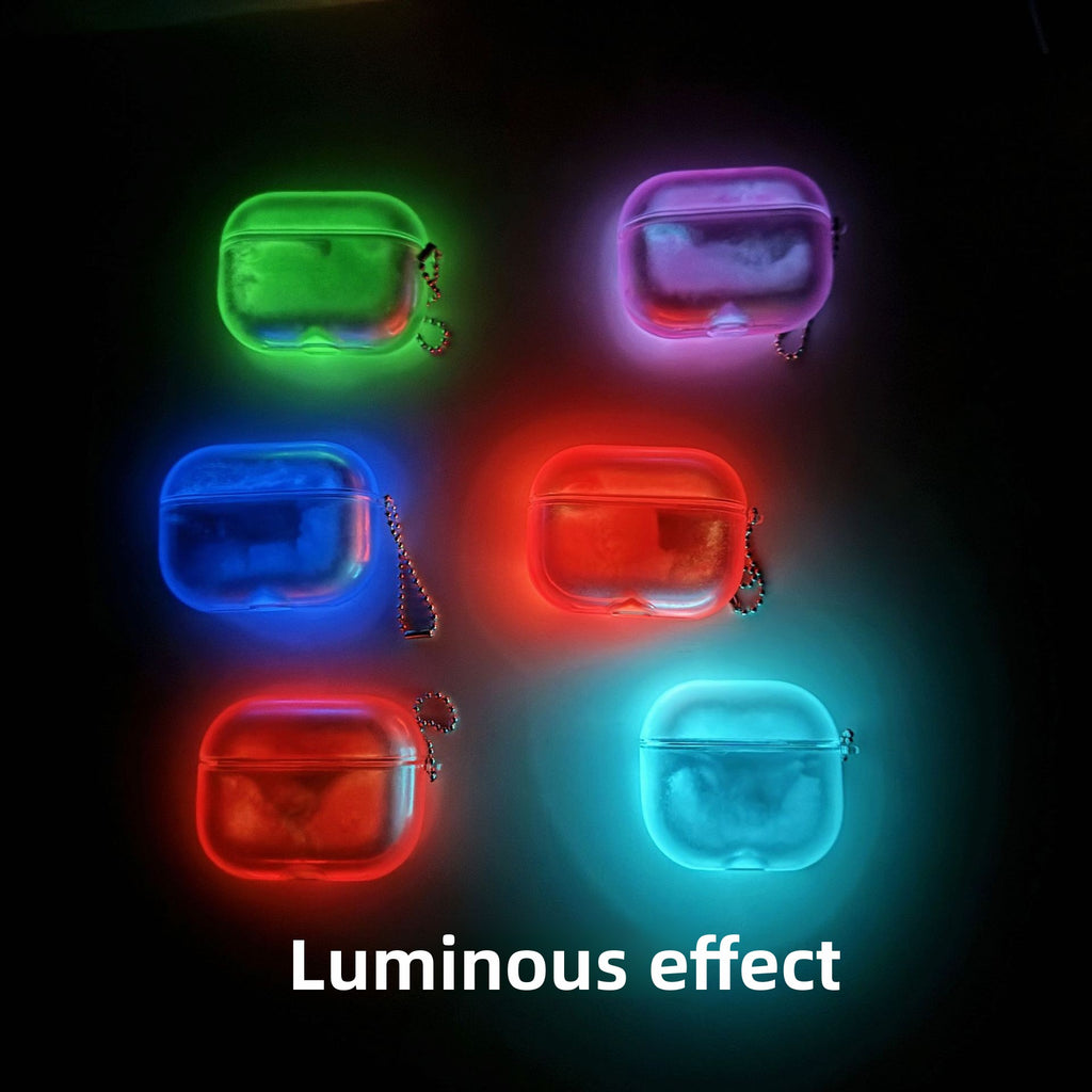 Glow-in-the-Dark Quicksand AirPods Case – Anti-Drop Protection for AirPods 1/2/3/4 & Pro