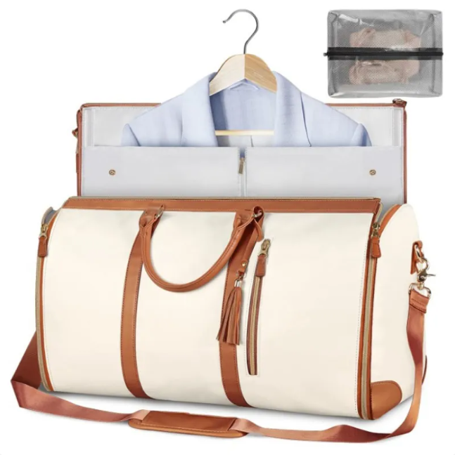 Large Waterproof Travel Duffel Bag – Lightweight Weekend Bag, 8 Colors, Women & Men