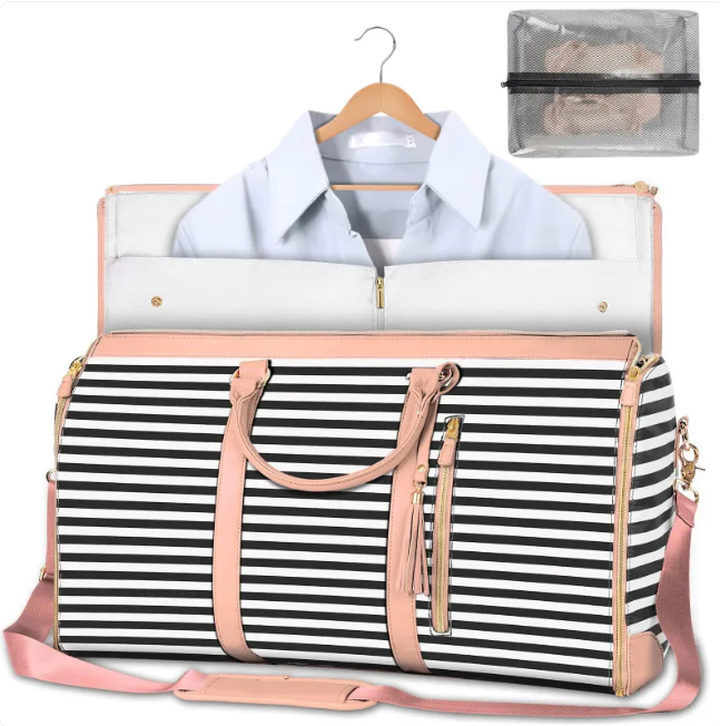 Large Waterproof Travel Duffel Bag – Lightweight Weekend Bag, 8 Colors, Women & Men