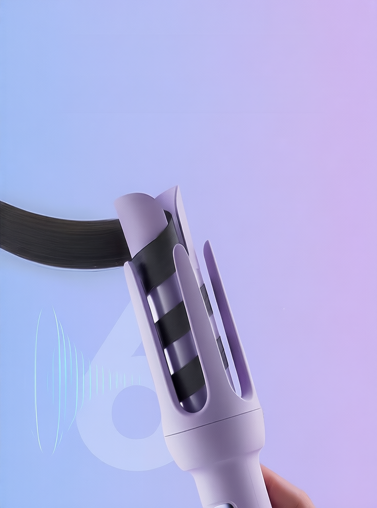 Automatic Curling Iron – Negative Ion 32mm Barrel for Frizz-Free Bouncy Curls
