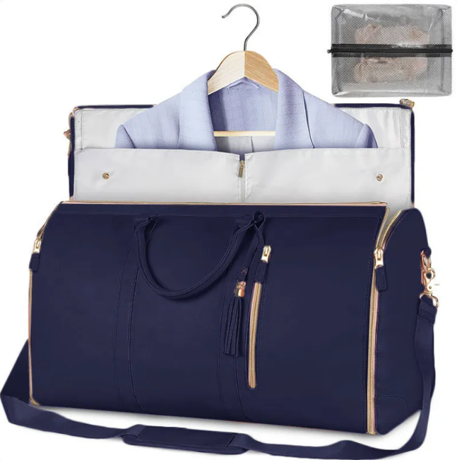 Large Waterproof Travel Duffel Bag – Lightweight Weekend Bag, 8 Colors, Women & Men