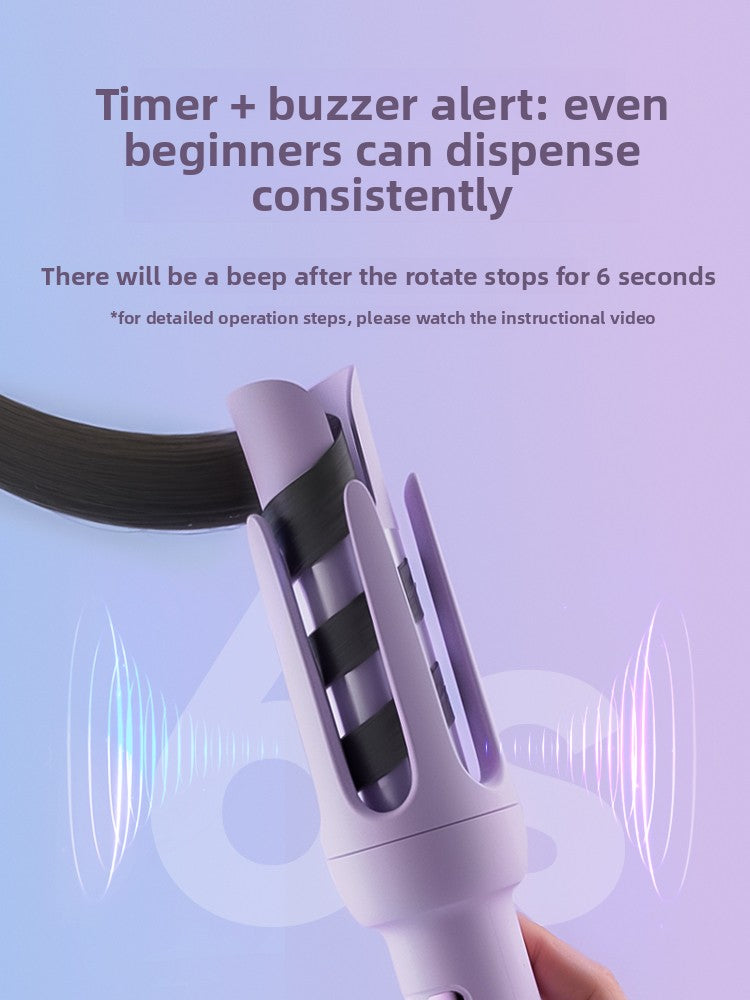 Automatic Curling Iron – Negative Ion 32mm Barrel for Frizz-Free Bouncy Curls