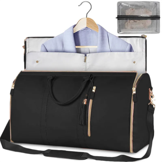 Large Waterproof Travel Duffel Bag – Lightweight Weekend Bag, 8 Colors, Women & Men