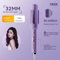 Automatic Curling Iron – Negative Ion 32mm Barrel for Frizz-Free Bouncy Curls