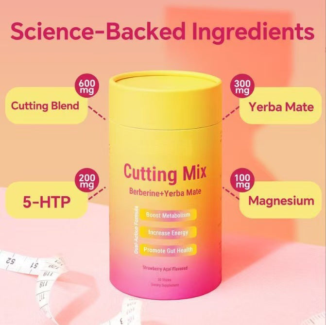 Strawberry Yerba Mate Energy Powder – Natural Energy Boost, Delicious Strawberry Flavor