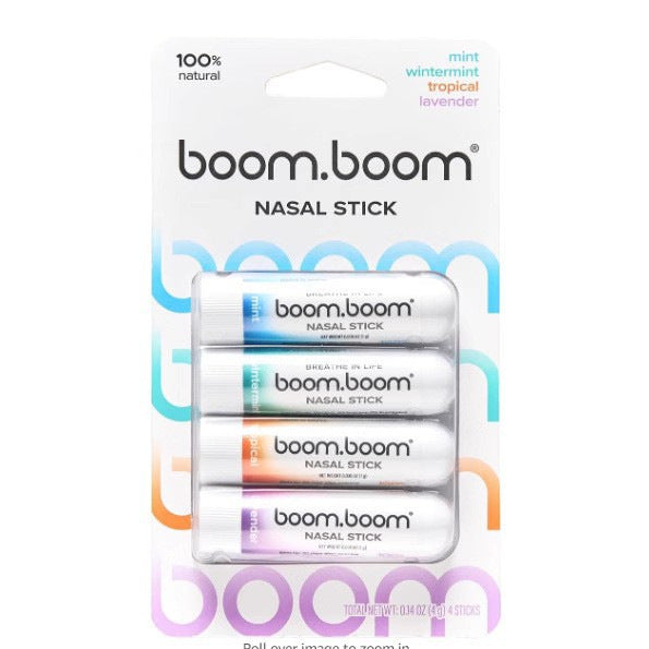 Aromatherapy Nasal Inhaler Stick – Portable Congestion & Headache Relief (4-Pack)