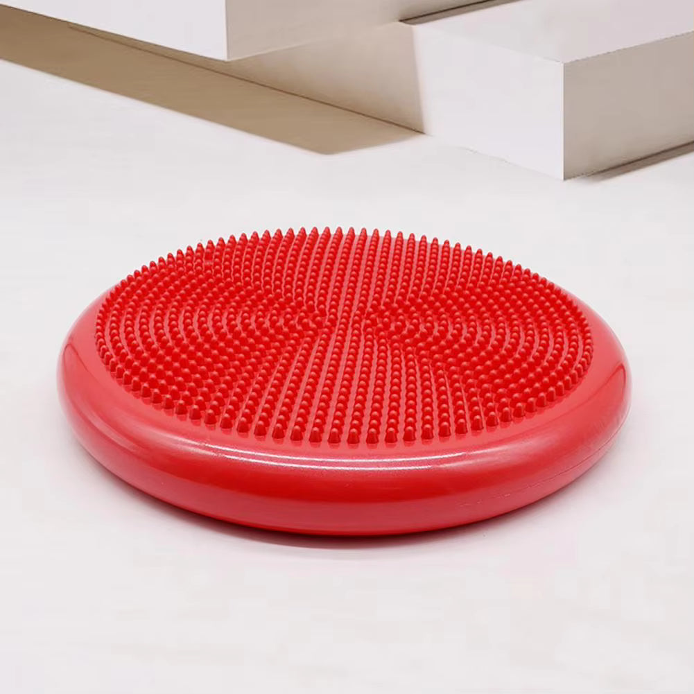 PVC Yoga Balance Pad with Pump – Anti-Burst Balance & Massage Mat for Home Workouts