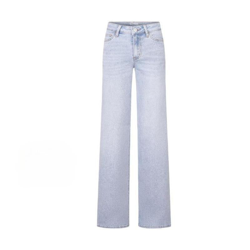Women's High-Waist Wide-Leg Straight Jeans – Tummy Control Hip Lifting BBL Denim