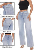Women's Slim Fit Hip-Lifting Denim Pants – Curve-Enhancing BBL Jeans