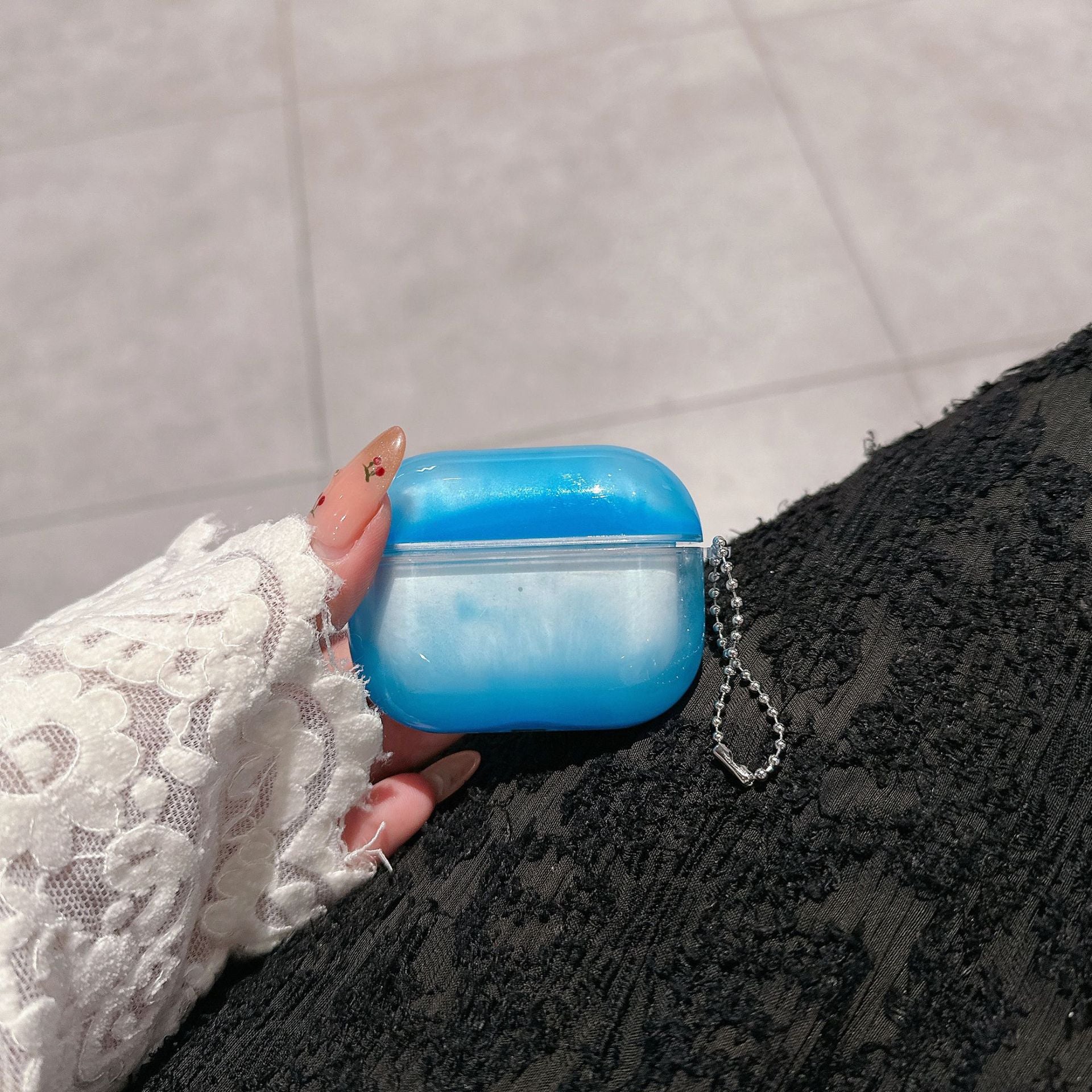 Glow-in-the-Dark Quicksand AirPods Case – Anti-Drop Protection for AirPods 1/2/3/4 & Pro