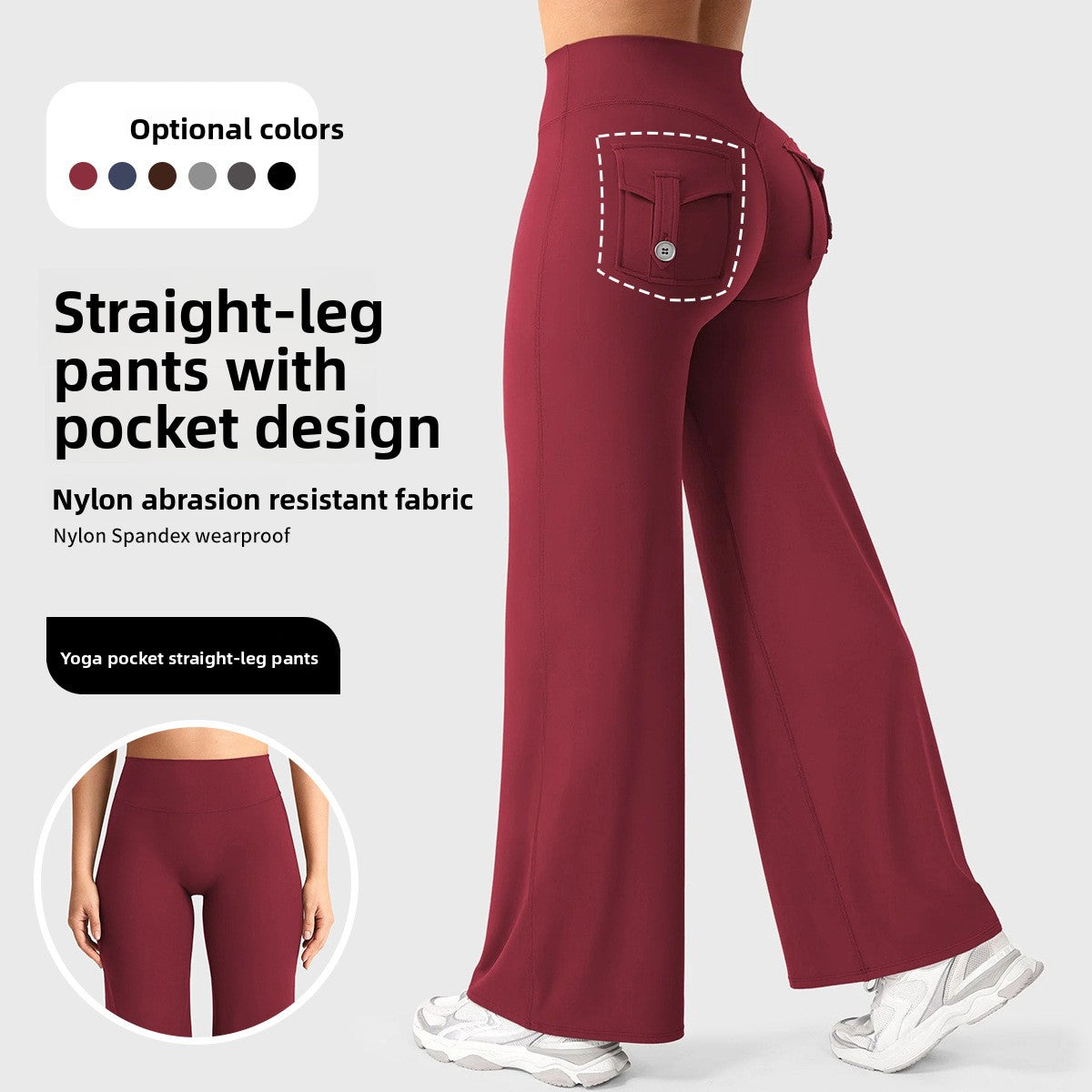 Quick-Dry High-Waist Yoga Pants – Naked Feel, Squat-Proof Workout Leggings