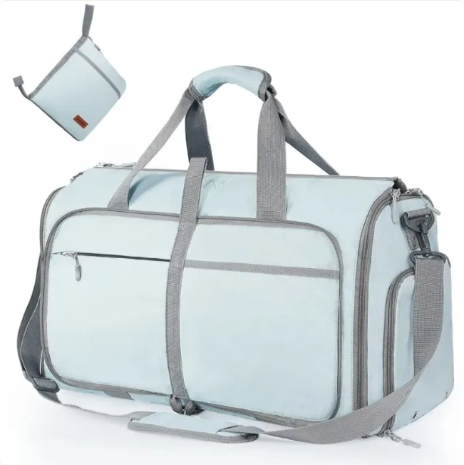 Large Waterproof Travel Duffel Bag – Lightweight Weekend Bag, 8 Colors, Women & Men