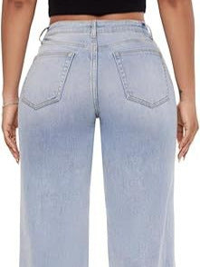 Women's Slim Fit Hip-Lifting Denim Pants – Curve-Enhancing BBL Jeans