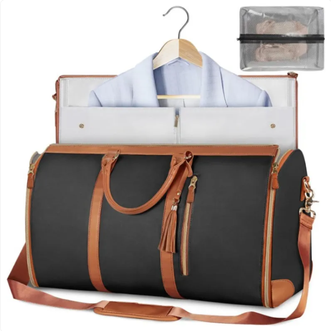 Large Waterproof Travel Duffel Bag – Lightweight Weekend Bag, 8 Colors, Women & Men
