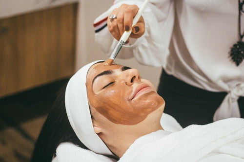 Face mask skincare routine